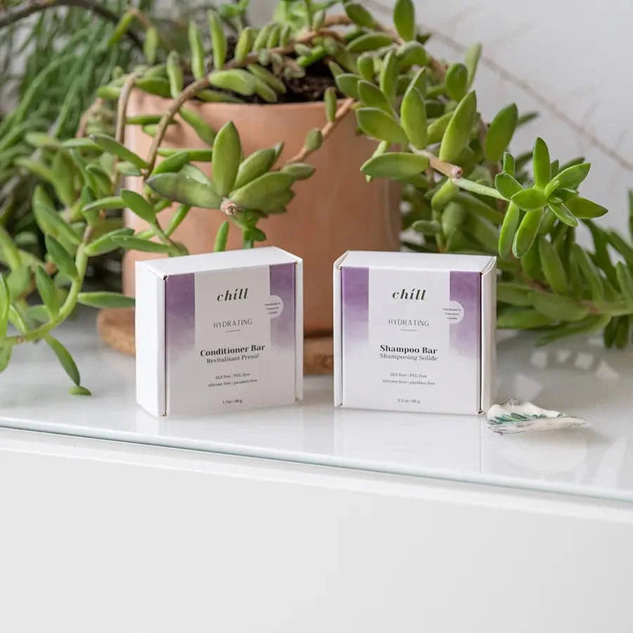 Hydrating Shampoo and Conditioner Bar Set